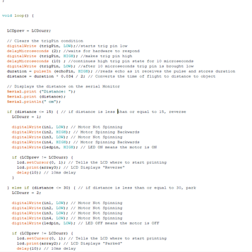 Arduino Robot Code